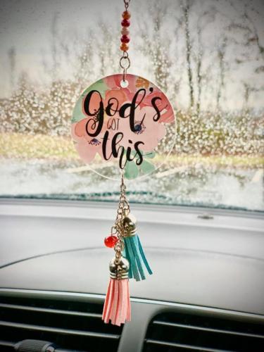Rearview Mirror Charm